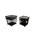 Fire Basket karo Grill Black High-temp Painting